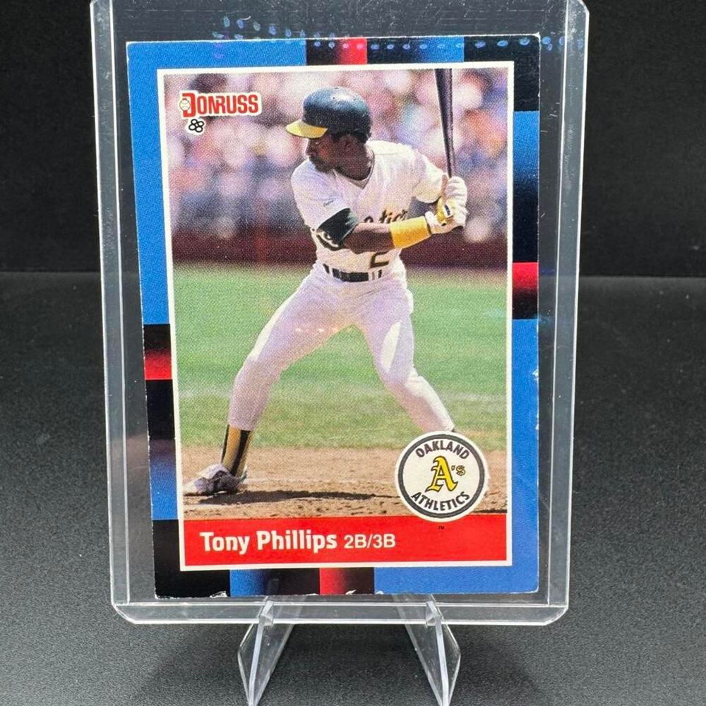 Tony phillips 1988 topps baseball